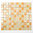 Mosaiktafel Homestile Quadrat mix gelb glänzend 33x30 cm