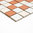 Mosaiktafel Homestile Quadrat mix weiß/beige/terrakotta rutschhemmend R10 33x30 cm