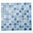 Mosaiktafel Homestile Quadrat uni blau rutschhemmend R10B 33x30 cm