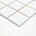 Mosaiktafel Homestile Quadrat uni weiß rutschhemmend 30x30 cm