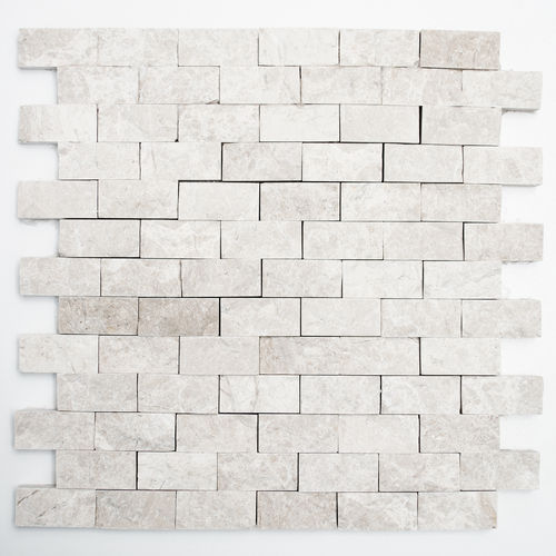 Mosaiktafel Homestile Brick splitface Botticino Marble 3D 30x29 cm