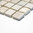 Mosaiktafel Homestile Quadrat Quarzit beige/grau 30x30 cm