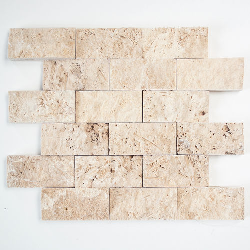 Mosaiktafel Homestile Brick Spliface Chiaro 3D 30x29 cm
