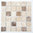 Mosaiktafel Homestile Quadrat Chiaro + Noche Travertin 30x30 cm