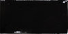 Wandfliese Equipe Masia Negro glänzend 7,5x15 cm