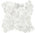 Mosaiktafel Boxer Bolle White 30x30 cm