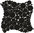 Mosaiktafel Boxer Bolle Black 30x30 cm