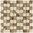 Mosaiktafel Boxer Leeds Emperador Mix 30,5x30,5 cm