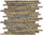 Mosaiktafel Boxer Belluno Ruggine 29,8x29,8 cm