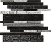 Mosaiktafel Boxer Multi Words White Black 30x30 cm