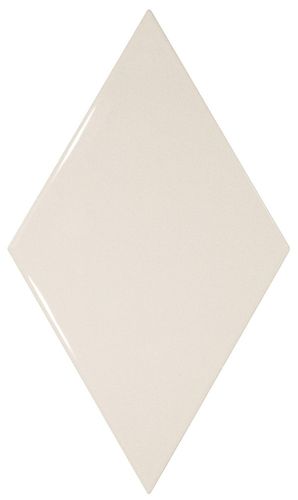 Wandfliese Equipe Rhombus White glänzend 15,2x26,3 cm