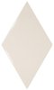 Wandfliese Equipe Rhombus White glänzend 15,2x26,3 cm