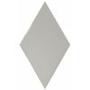 Wandfliese Equipe Rhombus Light Grey glänzend 15,2x26,3 cm