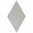 Wandfliese Equipe Rhombus Light Grey glänzend 15,2x26,3 cm