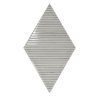 Wandfliese Equipe Rhombus Bambu Grey glänzend 15,2x26,3 cm
