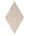 Wandfliese Equipe Rhombus Pattern Cream glänzend 15,2x26,3 cm