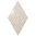 Wandfliese Equipe Rhombus Pattern Grey glänzend 15,2x26,3 cm