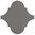 Wandfliese Equipe Scale Alhambra Dark Grey glänzend 12x12 cm