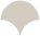Wandfliese Equipe Scale Fan Greige glänzend 10,6x12 cm