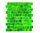 Mosaiktafel Homestile Quadrat Crystal Struktur grün mix klar/gefrostet 29x32 cm