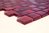 Mosaiktafel Homestile Quadrat Crystal Struktur pink mix klar/gefrostet 29x32 cm