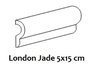 Bordüre Equipe London Jade glänzend 5x15 cm