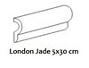 Bordüre Equipe London Jade glänzend 5x30 cm