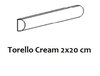 Bordüre Equipe Torello Cream glänzend 2x20 cm