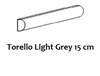 Bordüre Equipe Torello Light Grey glänzend 2x15 cm