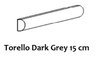 Bordüre Equipe Torello Dark Grey glänzend 2x15 cm
