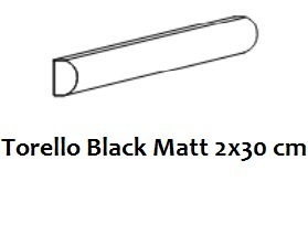 Bordüre Equipe Torello Black Matt 2x30 cm