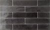 Wandfliese Equipe Tribeca Basalt glänzend 6x24,6 cm