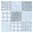 Mosaiktafel Homestile Retro Quadrat Clam Blue 29,8x29,8 cm