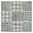 Mosaiktafel Homestile Retro Quadrat Clam Black 29,8x29,8 cm