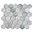 Mosaiktafel Homestile Hexagon Curio Zement Hellgrau 32,5x28,1 cm