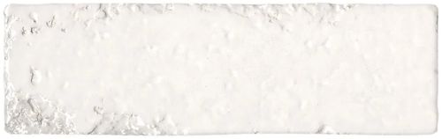 Wandfliese Nanda Brick 2.0 White glänzend 6x20 cm