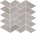 Mosaikmatte ABK Interno 9 Versus Silver naturale 29x30 cm rektifiziert