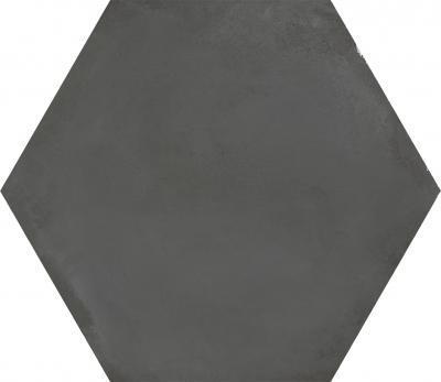 Hexagon-Fliese Azteca San Francisco Black 52x60 cm
