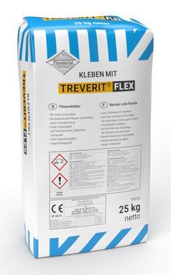 Trevi Flexkleber Treverit Flex C2TES1 grau - 25 kg Sack