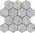 Mosaiktafel Hexagon LivingStile Flakes 27x29 cm rektifiziert
