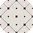 Bodenfliese Cevica Tender Decor 3 Black & White 20x20 cm Achteck matt