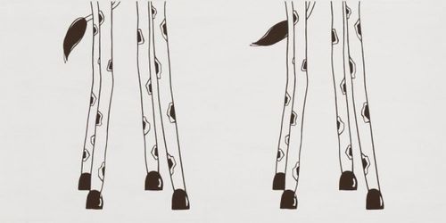 Dekorfliese Steuler Louis & Ella Zwei Giraffenbeine 30546 - 30x60 cm
