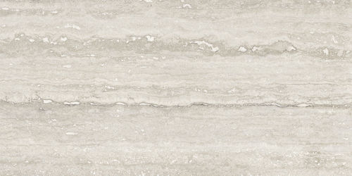 Bodenfliese Aleluia Pure Travertine Grey poliert 45x90 cm rektifiziert