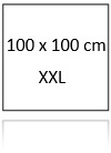 Bodenfliesen in 100 x 100 cm XXL