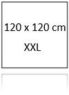 Bodenfliesen in 120 x 120 cm XXL